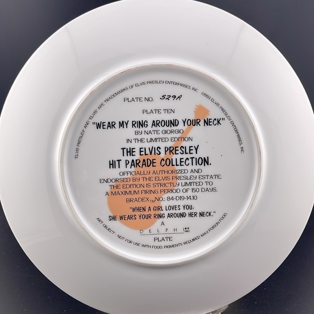 Elvis Presley “Wear My Ring Around Your Neck” Limited Edition - Picture 2 of 3
